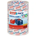 Produktbild: Tesa Packband Crystal Clear, PP, kristallklar, 50mm x 66m, leise abrollbar, 3 Rollen