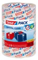Produktbild: tesa Klebeband tesapack Packband (Spar-Set, 3-St., 3 Rollen tesapack® crystal clear, 66 m x 50 mm) transparent - je 66 m : 50 mm