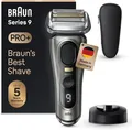 Produktbild: Braun Rasierer Series 9 Pro+ 9515s Grau Ladestation Wet & Dry NEU OVP