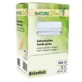 Produktbild: NATURESTAR Zahnstocher in Papier, gehüllt 3880 , 1 Box = 1000 Stück, Birkenholz