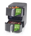 Produktbild: GOURMETmaxx FryUp Vertikale Doppelkammer-Heißluftfritteuse MultiSize - 10 Liter