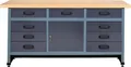 Produktbild: Werkbank B1700xT600xH840mm 9 Schubl.