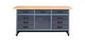 Produktbild: Küpper Werkbank B1700xT600xH840mm 9 Schubladen