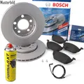 Produktbild: BOSCH Bremsscheibe Bremsbelagsatz Warnkontakt für BMW 1er F21 2 F23 3er F30 F31
