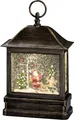 Produktbild: Konstsmide LED Schneelaterne mit Weihnachtsmann 8,5 x 17,5 x 25 cm