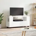 Produktbild: vidaXL TV-Schrank Weiß 102x34,5x43 cm Holzwerkstoff