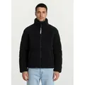 Produktbild: Lean Herren Winterjacke Stehkragen Schwarz S - Schwarz - S