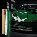 Produktbild: 3M 2080 Car Wrapping Folie 30x152cm Selbstklebende Autofolie für Auto Motorrad Boot 3D Lackschutzfolie mit Luftkanälen zum Folieren (HG36 High Gloss Mantis Green)