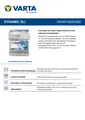Produktbild: Starterbatterie VARTA 544401042K262 AUDI 000915105AB VW 000915105AB