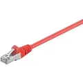 Produktbild: Cat 5e Patchkabel, Sf/utp, Rot, Kupferkaschierter Aluminiumleiter (cca). Kabellänge 0.25 M