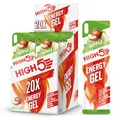 Produktbild: HIGH5 Energy Gels – Quick Release Sport Gels zur Kraftversorgung der Muskeln für Höchstleistung – Natürlicher Fruchtsaft & Koffeinfrei – Unterwegs Energieschub für Laufen, Radfahren und Ausdauer