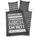 Produktbild: Herding Sprüche Bettwäsche (B084J3WYB2)