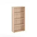Produktbild: KOMTO Bücherregal Lumo 60 cm breit Regal mit 3, 4, 6 Ebenen und Höhenverstellbare Regale, Aufbewahrungsregal Bookshelf Weiß 119 cm