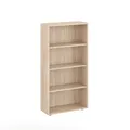 Produktbild: KOMTO Regal 60 cm breit Sonoma Eiche - Bücherregal mit 4 Ebenen und Höhenverstellbare Regale, Standregal, Aufbewahrungsregal | Bookshelf Lumo 60 x 120 x 24 cm (BxHxT)