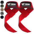 Produktbild: Thor Athletics - Zughilfen Fitness, Gewichthebergurte, Kraftraining, ROT