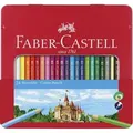 Produktbild: FABER-CASTELL Hexagonal-Buntstifte CASTLE, 24er Metalletui