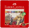 Produktbild: FABER-CASTELL Hexagonal-Buntstifte CASTLE, 24er Metalletui
