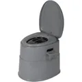 Produktbild: BO-Camp - Tragbare Toilette teilbar - Sitzhöhe 45 cm - 7 Liter - Grau
