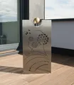 Produktbild: Gartensäule 81 cm Edelstahl Dekosäule Dekoration Gartendeko Frühling Pappilon