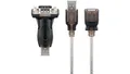 Produktbild: USB szeregowych RS232 mini, Przezroczysty - Długość kabla 1.5 m