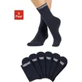 Produktbild: Tennissocken CHIEMSEE, Damen, Gr. 35-38, blau, Baumwolle, Elasthan, Polyamid, unifarben, normal, Socken Tennissocken, mit eingestricktem Markennamen