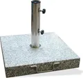 Produktbild: Schirmständer mit Rädern 45x45 cm 40 kg Granit