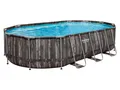 Produktbild: Bestway Power Steel™ Frame Pool Komplett-Set mit Filterpumpe, ca. L 610 x B 366 x H 122 cm