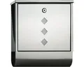 Produktbild: Burg Wächter Briefkasten Square 6200 Ni BxHxT 305/320/98 mm Edelstahl mit Zeitun