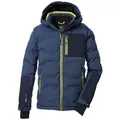 Produktbild: Killtec Steppjacke KSW 203 BYS QLTD JCKT Winddichte Kinderjacke mit 10.000 mm Wassersäule, verstellbarer Kapuze blau 152 EU