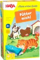 Produktbild: HABA Meine ersten Spiele - Fütter Mich Zuordnungsspiel ab 2 Jahren für 1-5 Spieler mit 5 Holzfiguren zum Thema Haustiere, Spieldauer 5 min, vermittelt Regelverständnis an Kleinkinder