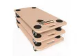 Produktbild: BigDean Schwerlastrolle 3 Materialtransporter 250kg Schwerlast Möbelroller, (Set, 3-St., Möbelroller), Möbelhund, Möbelroller, MDF-Natur, Antirutschpads, Sanfte TPE-Rollen