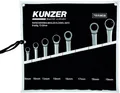 Produktbild: 1x Kunzer Knarren-Ring-Maulschlüssel-Satz 8teilig 8 - 19 mm