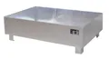 Produktbild: Auffangwanne BAUER WO-2/200, Stahl, unterfahrbar, feuerverzinkt, B 1200 x T 800 x H 360 mm 460673