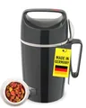 Produktbild: ROTPUNKT Thermobehälter für Essen 850 ml inkl. Löffel – Thermo Lunchbox Heiß & Kalt I Made in Germany I Hochwertiger Thermo Essensbehälter (Dirk 850, Slate Grey)