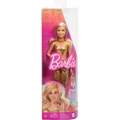 Produktbild: Barbie Puppe Barbie Fashionistas petite Körpergröße, welliges blondes Haar, goldener Jumpsuit