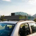 Produktbild: HOMCOM Dachkorb Auto Dachträger Universal Gepäckkorb Gepäckträger Metall Schwarz