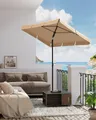 Produktbild: SONGMICS Sonnenschirm, LxB: 200,00x125,00 cm, Balkonschirm, UPF 50+, Aufbewahrungstasche, ohne Ständer