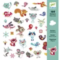 Produktbild: Djeco Sticker Kleine Freunde (160 Sticker) (DJ08842)