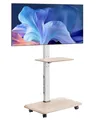 Produktbild: VEVOR Rollbarer TV-Ständer TV-Wagen für 812,8-1778mm TVs Höhenverstellbar