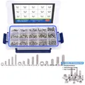 Produktbild: Schrauben M3 M4 M5 Edelstahl 304 Senkkopf Sortimentsset Muttern Kits