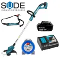 Produktbild: Makita 18V Akku Rasentrimmer DUR193Z inkl. 3,0 Ah Akku + Ladegerät Freischneider