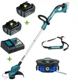 Produktbild: Makita DUR193Z Akku-Rasentrimmer DUR193 18V Set mit 2x Akku 5Ah und Ladegerät