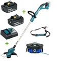 Produktbild: Makita DUR193Z Akku-Rasentrimmer DUR193 18V Set mit 2x Akku 3Ah und Ladegerät