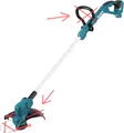 Produktbild: 18-V-Akku-Rasentrimmer 26 cm Makita DUR193Z