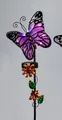 Produktbild: formano Gartenstecker Sommerzeit Farbe: Lila, Motiv: Schmetterling