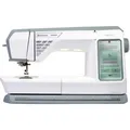 Produktbild: Husqvarna Viking Nähmaschine Topaz 55Q mit 7-Zoll-Farb-Touchscreen, 250 mm Arbeitsfläche, 470 Stichen und SENSORSYSTEMTM - Weiß