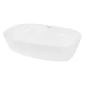 Produktbild: Keramik Waschbecken Waschtisch Aufsatzwaschtisch Becken Waschschale 605 x 380 mm