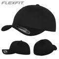 Produktbild: Original FLEXFIT® Basecap Baseball Cap Mütze Kappe Wooly Combed Gr.L-XL schwarz