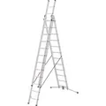 Produktbild: Hailo S98 Profilot, 3-teilige Alu-kombileiter Mit Lot-system, 3 X 12 Sprossen