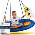 Produktbild: WOLKENGLÜCK® Schaukel Nestschaukel Tellerschaukel für Kinder Ø 60cm blau